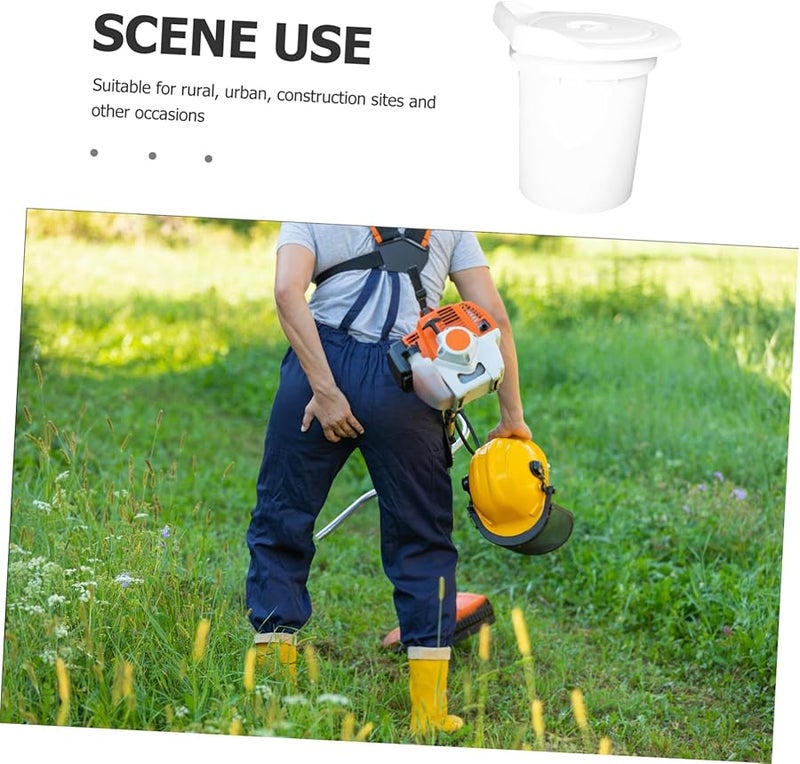 غطاء مقعد مرحاض بلاستيكي محمول لمواقع التخييم والبناء سهل التركيب - Image 3